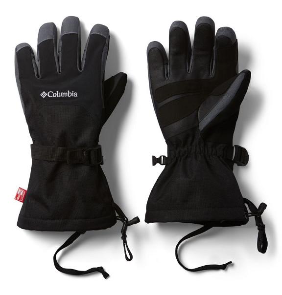 Columbia Inferno Range Gloves Black For Men's NZ74583 New Zealand